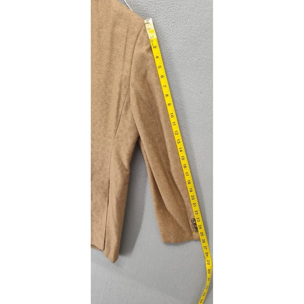 Amalfe Orsini Men Blazer 42 Brown Wool Blend Casual Tweed Style Two Button Coat
